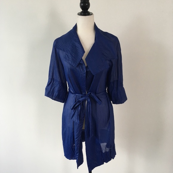 Poleci Royal Blue lightweight Duster - Picture 1 of 8